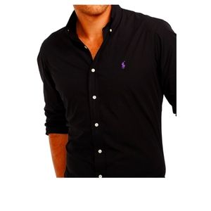 Ralph Lauren polo purple horse button up